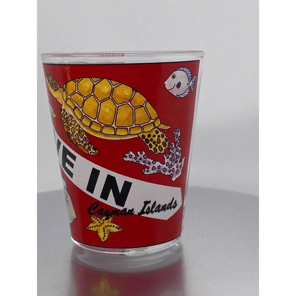 DIVE IN CAYMAN ISLANDS Shot Glass